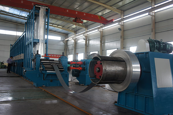 Steel strapping tempering production line